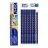 DOMS Groove Blue Pencils (Set of 2)