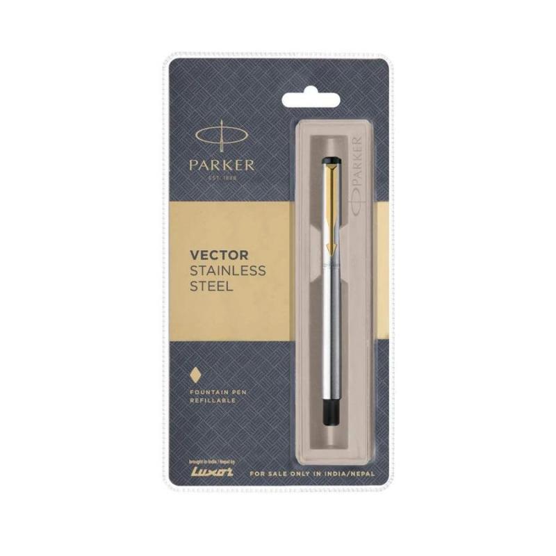 Parker Vector Stainless Steel Fountain Pen