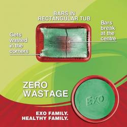 EXO ANTI BACTERIAL ROUND DISH BAR 500GM