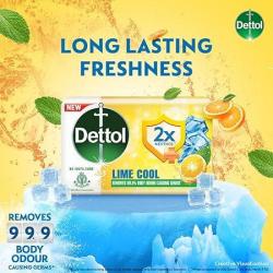 DETTOL LIME COOL SOAP 75*4GM