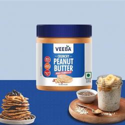 VEEBA PEANUT BUTTER CRUNCHY 340GM